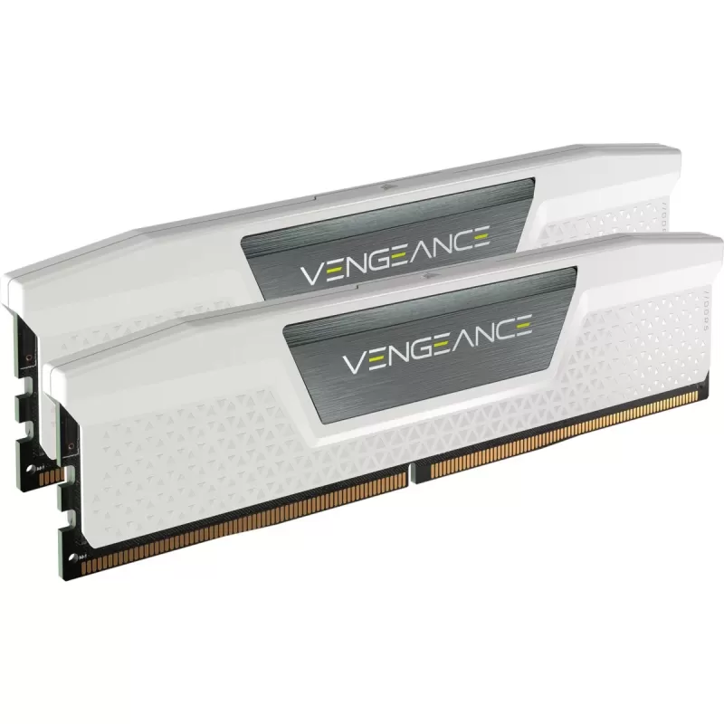 Оперативная память DRAM Corsair VENGEANCE CMK64GX5M2B5200C40W KIT 64GB (2X32GB) DDR5 DIMM 5200MHz 40-40-40-77 Цвет:белый