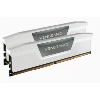 Оперативная память DRAM Corsair VENGEANCE CMK64GX5M2B5200C40W KIT 64GB (2X32GB) DDR5 DIMM 5200MHz 40-40-40-77 Цвет:белый