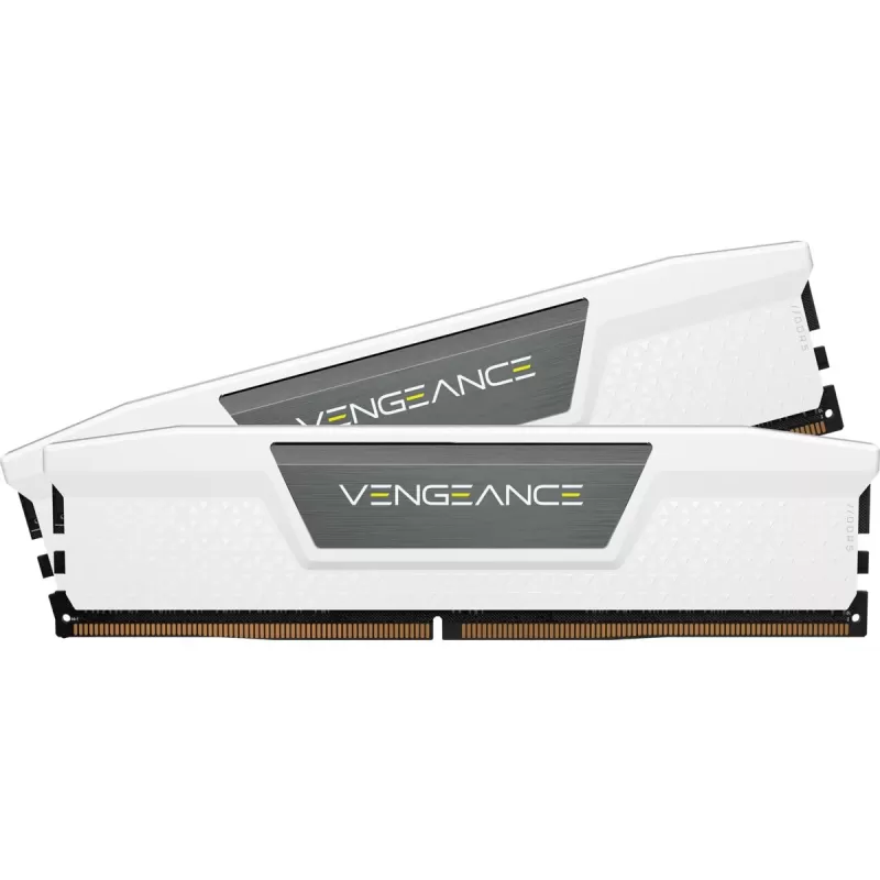 Оперативная память DRAM Corsair VENGEANCE CMK64GX5M2B5200C40W KIT 64GB (2X32GB) DDR5 DIMM 5200MHz 40-40-40-77 Цвет:белый