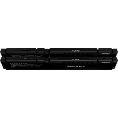 זיכרון לנייח DRAM Kingston FURY Beast KF548C38BBK2-64 KIT 64GB (2X32GB) DDR5 4800MHz CL38 1.1V צבע שחור