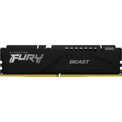 זיכרון לנייח DRAM Kingston FURY BEAST KF552C40BB-32 32GB DDR5 DIMM 5200MHz CL40 צבע שחור זיכרון לנייח DRAM Kingston FURY BEAST KF552C40BB-32 32GB DDR5 DIMM 5200MHz CL40 צבע שחור
