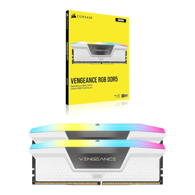 Desktop Memory DRAM Corsair CMH64GX5M2B6000C30W 64GB DDR5 6000MHz 1.1V Desktop Memory DRAM Corsair CMH64GX5M2B6000C30W 64GB DDR5 6000MHz 1.1V