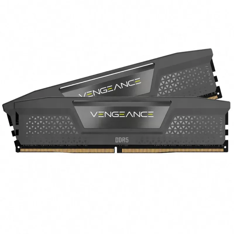 זיכרון לנייח DRAM Corsair Vengeance CMK64GX5M2D5600Z40 KIT 64GB (2x32GB) DDR5 DIMM 5600MHz 40 1.25V צבע אפור