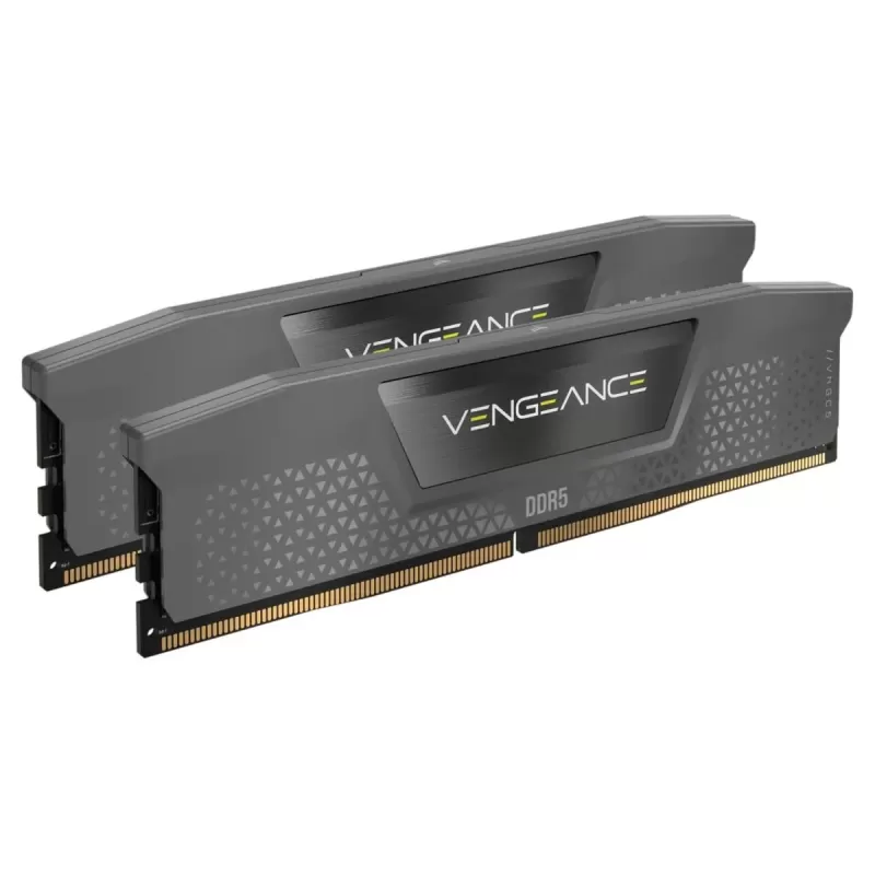 זיכרון לנייח DRAM Corsair Vengeance CMK64GX5M2D5600Z40 KIT 64GB (2x32GB) DDR5 DIMM 5600MHz 40 1.25V צבע אפור