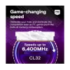 זיכרון Crucial CP16G64C32U5W 16GB DDR5 6400MHz 32 1.4V צבע לבן