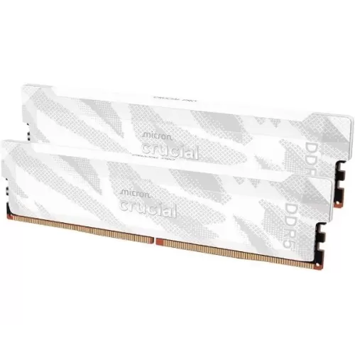 Память Crucial Pro 2X16 C32 CP2K16G64C32U5W KIT 32GB - 2x16 (Dual) DDR5 6400MHz 32 1.4V Цвет:белый