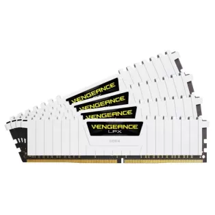 Оперативная память DRAM Corsair Vengeance LPX CMK32GX4M4B3200C16W KIT 32GB (4X8GB) DDR4 3200MHz 1.35V Цвет:белый