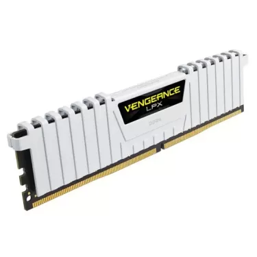 זיכרון לנייח DRAM Corsair Vengeance LPX CMK32GX4M4B3200C16W KIT 32GB (4X8GB) DDR4 3200MHz 1.35V צבע לבן