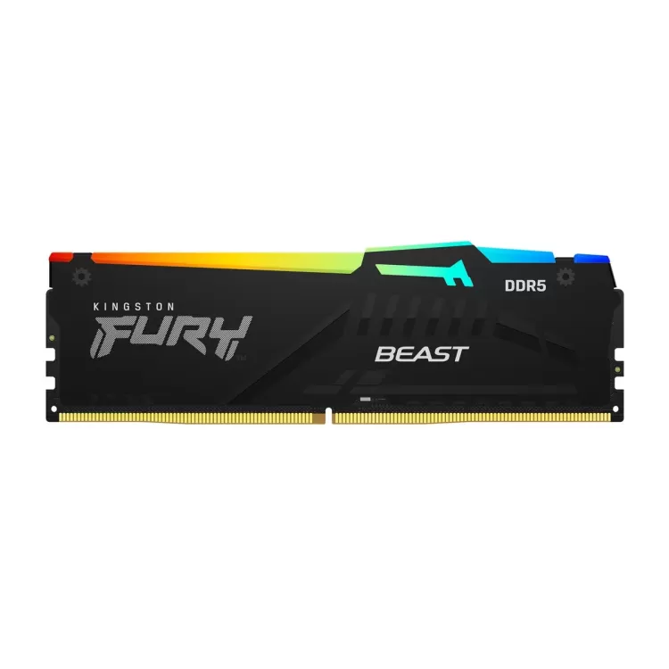 Desktop Memory DRAM Kingston Fury Beast RGB DDR5 32GB (2x16) 6800MHz C34 KF568C34BBEAK2-32 32GB DDR5 DIMM 6800MHz