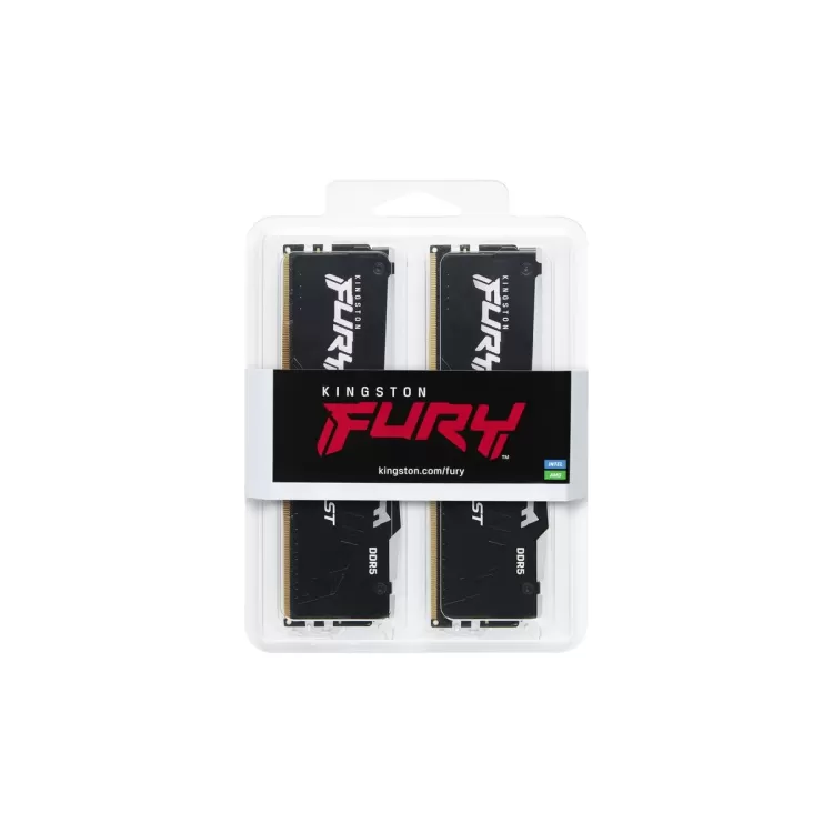 Desktop Memory DRAM Kingston Fury Beast RGB DDR5 32GB (2x16) 6800MHz C34 KF568C34BBEAK2-32 32GB DDR5 DIMM 6800MHz