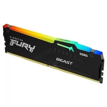 זיכרון לנייח DRAM Kingston FURY 16GB 6400MT/s DDR5 CL32 DIMM FURY Beast RGB EXPO KF564C32BBEA-16 16GB DDR5 DIMM 6400MHz