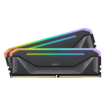 Оперативная память DRAM Apacer NOX RGB 32GB (2x16GB) DDR5 5200MHz CL40 AH5U32G52C522NBAA-2 32GB DDR5 5200MHz Цвет:чёрный
