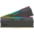 זיכרון לנייח DRAM Klevv DDR5 64GB (2x32GB) 6000 CL30 CRAS V RGB Black KD5BGUA80-60A300G KIT 64GB (2X32GB) DDR5 6000MHz CL30 צבע שחור