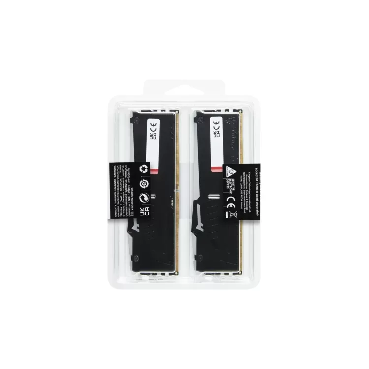 זיכרון לנייח DRAM Kingston FURY Beast RGB DDR5 32GB (2x16GB) 6400MHz CL32 KF564C32BBEAK2-32 32GB DDR5 6400MHz צבע שחור זיכרון לנייח DRAM Kingston FURY Beast RGB DDR5 32GB (2x16GB) 6400MHz CL32 KF564C32BBEAK2-32 32GB DDR5 6400MHz צבע שחור