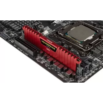 זיכרון לנייח DRAM Corsair Vengeance LPX CMK32GX4M2B3000C15R KIT 32GB (2x16GB) DDR4 3000MHz 1.35V צבע אדום