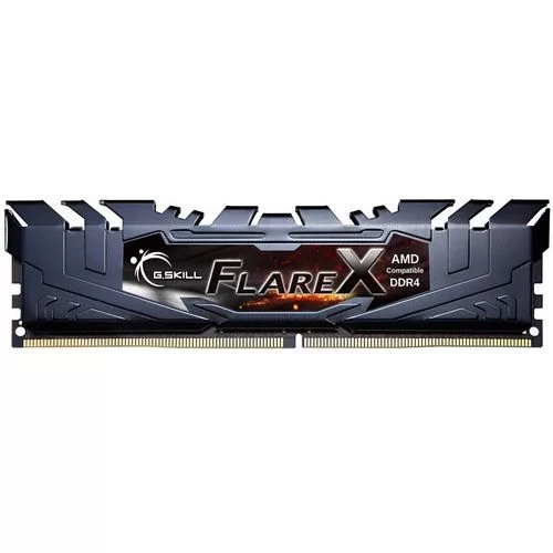 זיכרון לנייח DRAM G.Skill Flare X F4-2400C16D-16GFX KIT 16GB (2X8GB) DDR4 DIMM 2400MHz 16-16-16-39 1.2V OEM, ללא אריזה