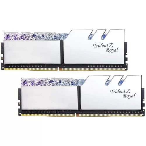 זיכרון לנייח DRAM G.Skill Trident Z Royal F4-3200C16D-16GTRS KIT 16GB (2X8GB) DDR4 DIMM 3200MHz 16-18-18-38 1.35V OEM, ללא אריזה מקורית