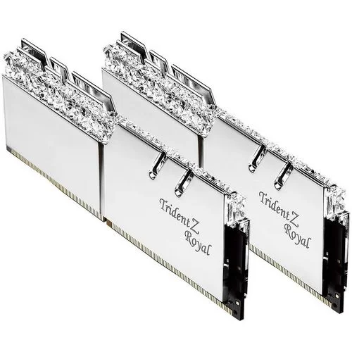 זיכרון לנייח DRAM G.Skill Trident Z Royal F4-3200C16D-16GTRS KIT 16GB (2X8GB) DDR4 DIMM 3200MHz 16-18-18-38 1.35V OEM, ללא אריזה מקורית