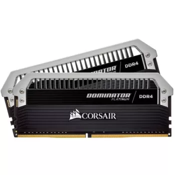 זיכרון לנייח DRAM Corsair DOMINATOR PLATINUM CMD16GX4M2B3000C15 KIT 16GB (2X8GB) DDR4 3000MHz CL15 צבע שחור, אפור