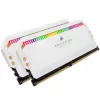 Desktop Memory DRAM Corsair DOMINATOR PLATINUM RGB CMT16GX4M2Z3200C16W KIT 16GB (2X8GB) DDR4 DIMM 3200MHz CL16 Color:white