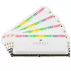 Desktop Memory DRAM Corsair DOMINATOR PLATINUM RGB CMT32GX4M4C3600C18W KIT 32GB (4X8GB) DDR4 DIMM 3600MHz CL18 Color:white