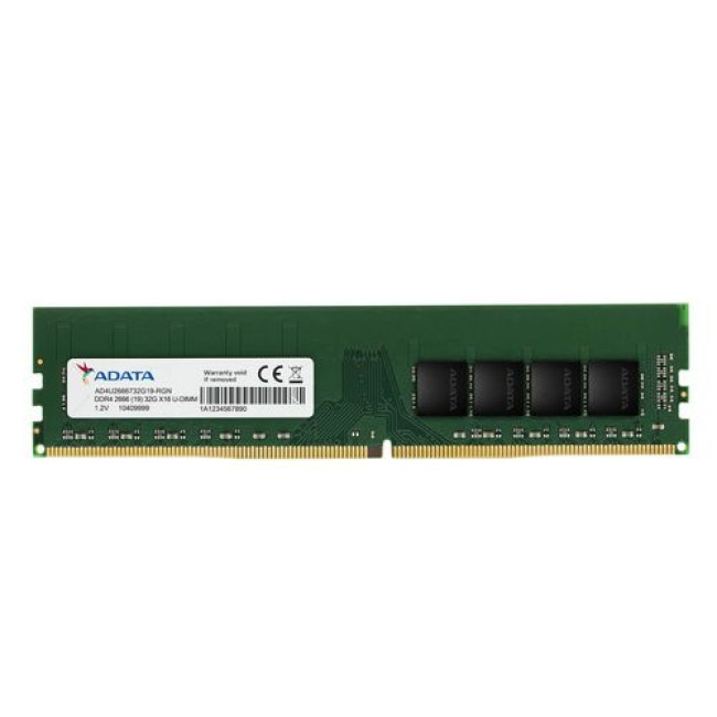 Оперативная память DRAM ADATA AD4U2666W8G19-R 8GB DDR4 2666MHz CL 19-19-19