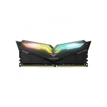 Desktop Memory DRAM TeamGroup T-FORCE NIGHT HAWK Legend RGB TF1D416G4000HC18JDC01 KIT 16GB (2X8GB) DDR4 4000MHz CL18 Color:black
