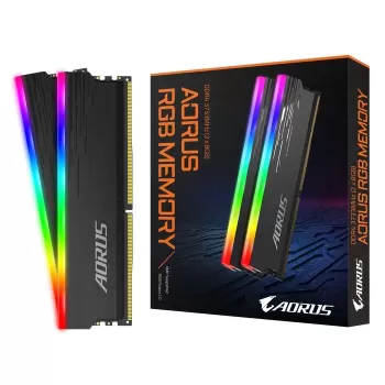 זיכרון לנייח DRAM Gigabyte AORUS RGB GP-ARS16G37 KIT 16GB (2X8GB) DDR4 3733MHz 18-22-22-42 for Intel Z490 Platform 20-26-26-46 for AMD X570 Platform - יבואן רשמי