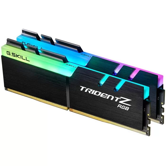 Desktop Memory DRAM G.Skill Trident Z RGB F4-3600C16D-16GTZRC KIT 16GB (2X8GB) DDR4 DIMM 3600MHz 16-19-19-39 1.2V OEM, no package Color:black