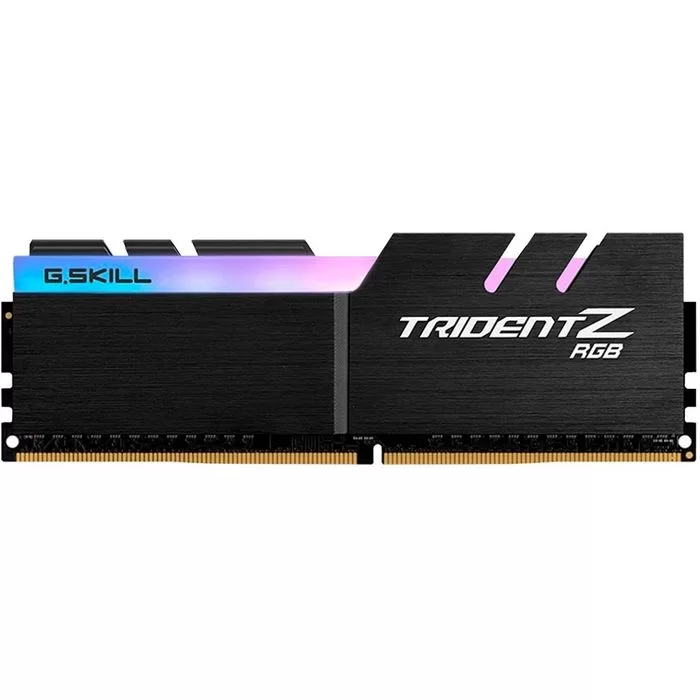 Desktop Memory DRAM G.Skill Trident Z RGB F4-3600C16D-16GTZRC KIT 16GB (2X8GB) DDR4 DIMM 3600MHz 16-19-19-39 1.2V OEM, no package Color:black