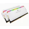 Desktop Memory DRAM Corsair DOMINATOR PLATINUM RGB CMT16GX4M2C3200C16W KIT 16GB (2X8GB) DDR4 DIMM 3200MHz 16-18-18-36 Color:white