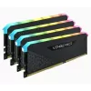 זיכרון לנייח DRAM Corsair VENGEANCE RGB RS CMG128GX4M4E3200C16 KIT 128GB (4X32GB) DDR4 DIMM 3200MHz 16-20-20-38 צבע שחור