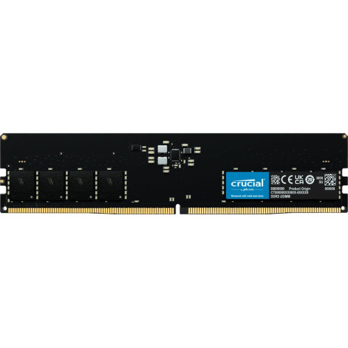 זיכרון לנייח DRAM Crucial CT16G48C40U5 16GB DDR5 4800MHz 40-39-39 1.1V