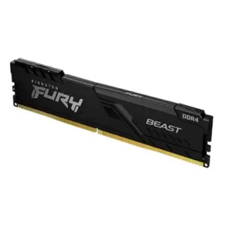 זיכרון לנייח DRAM Kingston Fury Beast KF437C19BB/8 8GB DDR4 DIMM 3733MHz CL19 צבע שחור