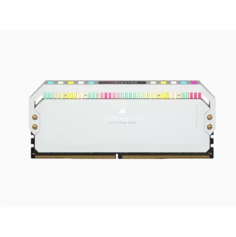 זיכרון לנייח DRAM Corsair DOMINATOR PLATINUM RGB CMT64GX5M2B5200C40W KIT 64GB (2X32GB) DDR5 DIMM 5200MHz 40-40-40-77 צבע לבן זיכרון לנייח DRAM Corsair DOMINATOR PLATINUM RGB CMT64GX5M2B5200C40W KIT 64GB (2X32GB) DDR5 DIMM 5200MHz 40-40-40-77 צבע לבן
