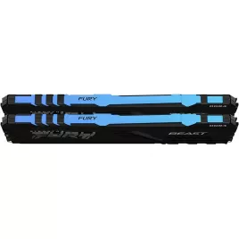 זיכרון לנייח DRAM Kingston Fury Beast RGB KF432C16BBAK2/16 KIT 16GB (2X8GB) DDR4 DIMM 3200MHz 16-18-18 1.35V צבע שחור זיכרון לנייח DRAM Kingston Fury Beast RGB KF432C16BBAK2/16 KIT 16GB (2X8GB) DDR4 DIMM 3200MHz 16-18-18 1.35V צבע שחור