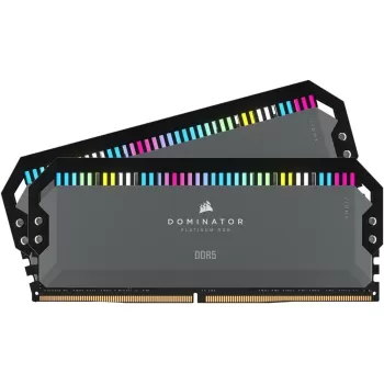Desktop Memory DRAM Corsair DOMINATOR PLATINUM RGB CMT64GX5M2B6000Z40 AMD EXPO CMT64GX5M2B6000Z40 KIT 64GB (2X32GB) DDR5 DIMM 6000MHz CL40 Color:black
