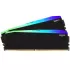 זיכרון לנייח DRAM V-COLOR Manta XFinity RGB TMXFL3260830KWK KIT 64GB (2X32GB) DDR5 DIMM 6000MHz CL30 EXPO/XMP 3.0 1.35V צבע שחור