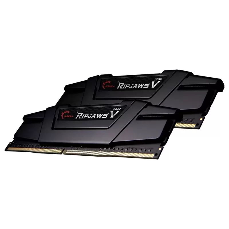Desktop Memory DRAM G.Skill Ripjaws V F4-3200C16D-64GVK KIT 64GB (2X32GB) DDR4 DIMM 3200MHz C16 XMP 2.0 1.35V Color:black