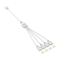 מפצל RGB External Start Power Button 2m צבע לבן