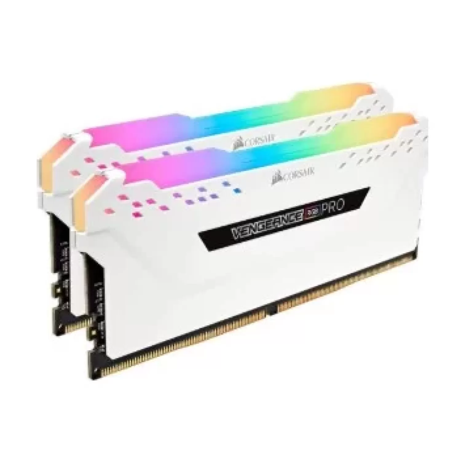 Память Corsair VENGEANCE RGB PRO CMW32GX4M2E3200C16W KIT 32GB - 2x16 (Dual) DDR4 3200MHz 16 1.35V Цвет:белый