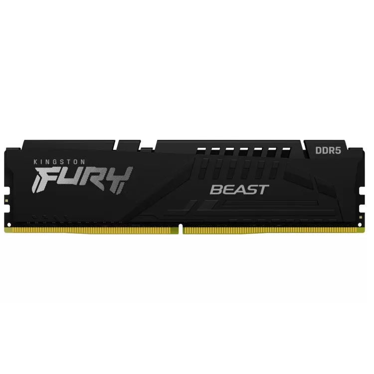 זיכרון לנייח DRAM Kingston Fury Beast 32GB DDR5 6800MHz C34 KF568C34BBEK2-32 32GB DDR5 DIMM 6800MHz