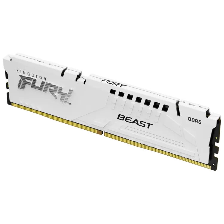 Desktop Memory DRAM Kingston DDR5 32GB 6000 CL36 FURY Beast white KF560C36BWE-32 32GB DDR5 DIMM 6000MHz