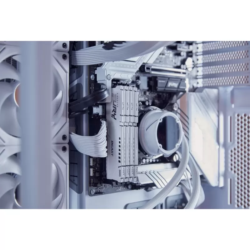 Desktop Memory DRAM Kingston DDR5 32GB 6000 CL36 FURY Beast white KF560C36BWE-32 32GB DDR5 DIMM 6000MHz