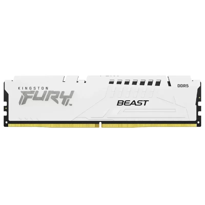Desktop Memory DRAM Kingston DDR5 32GB 6000 CL36 FURY Beast white KF560C36BWE-32 32GB DDR5 DIMM 6000MHz