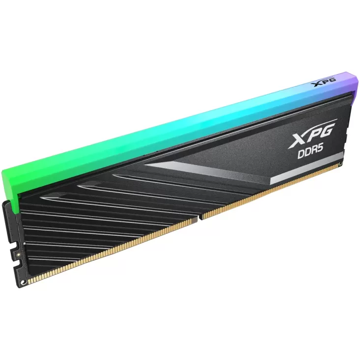 זיכרון לנייח DRAM Adata XPG Lancer Blade RGB DDR5 16GB 6400MHz שחור AX5U6400C3216G-SLABRBK 16GB DDR5 6400MHz CL32 Intel XMP 3.0 and AMD EXPO