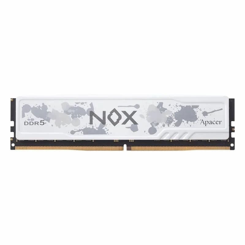 Оперативная память DRAM Apacer NOX DDR5 16GB 5600MHz CL40 white AH5U16G56C522MWAA-1 16GB DDR5 5600MHz CL40 Intel XMP 3.0