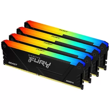 Desktop Memory DRAM Kingston FURY Beast RGB DDR4 32GB Kit (4x8) 3600MHz CL17 black KF436C17BB2AK4/32 32GB DDR4 3600MHz Desktop Memory DRAM Kingston FURY Beast RGB DDR4 32GB Kit (4x8) 3600MHz CL17 black KF436C17BB2AK4/32 32GB DDR4 3600MHz