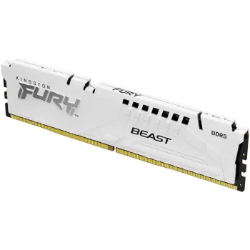 Оперативная память DRAM Kingston FURY Beast DDR5 32GB 5600MHz CL36 EXPO white KF556C36BWE-32 32GB DDR5 5600MHz
