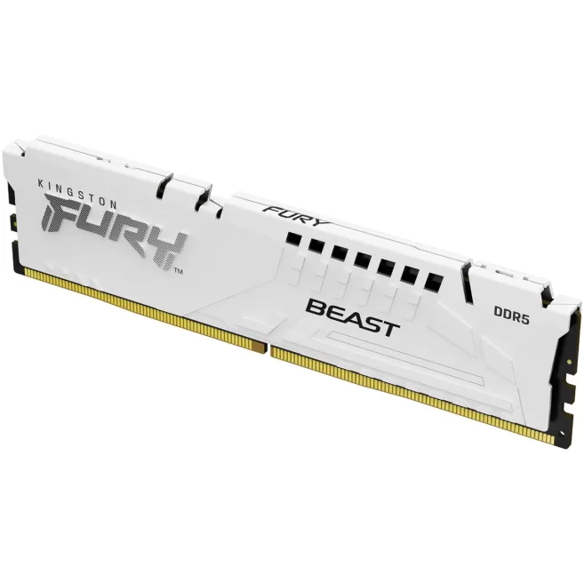 זיכרון לנייח DRAM Kingston FURY Beast DDR5 32GB 5600MHz CL36 EXPO לבן KF556C36BWE-32 32GB DDR5 5600MHz זיכרון לנייח DRAM Kingston FURY Beast DDR5 32GB 5600MHz CL36 EXPO לבן KF556C36BWE-32 32GB DDR5 5600MHz